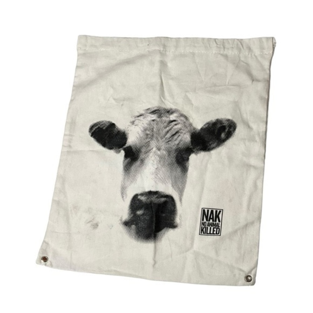 NAK no animal‎ killed CoW head dust bag